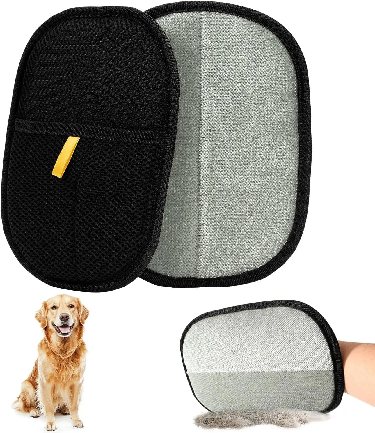 Pet Hair Remover Glove Double